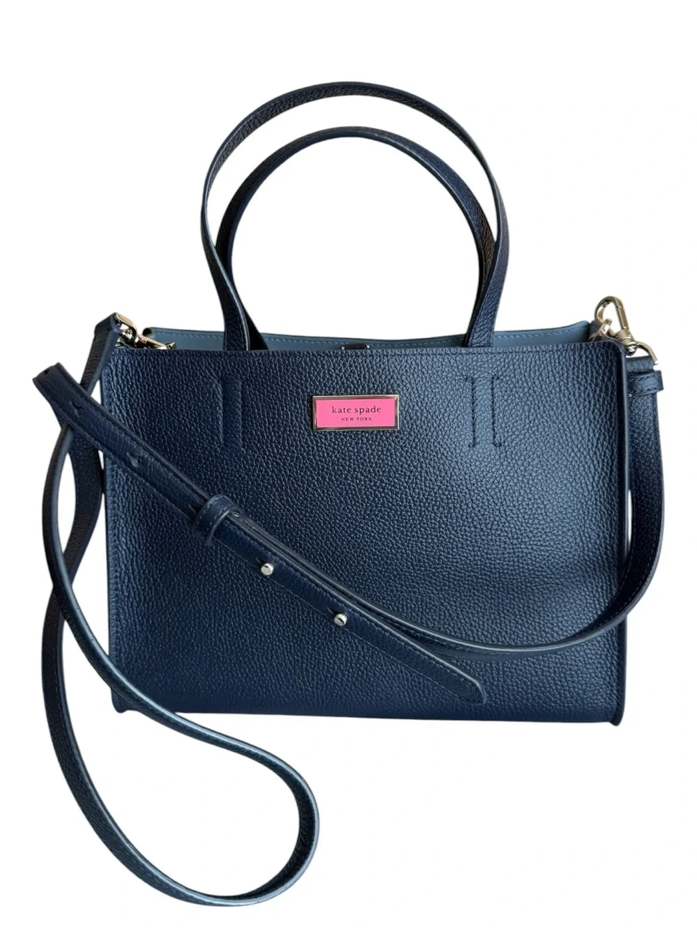 Kate Spade Sam Medium Satchel in Blazer Blue